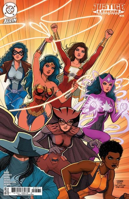 JUSTICE LEAGUE UNLIMITED #25 CVR G NATHAN SZERDY CARD STOCK VAR (Release Date: 11/25/2026)