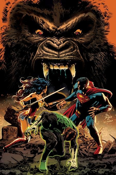 DC Comics Comic Books JUSTICE LEAGUE VS GODZILLA VS KONG #3 (OF 7) CVR C MIKE DEODATO JR CARD STOCK VAR 76194137779700331 1023DC026