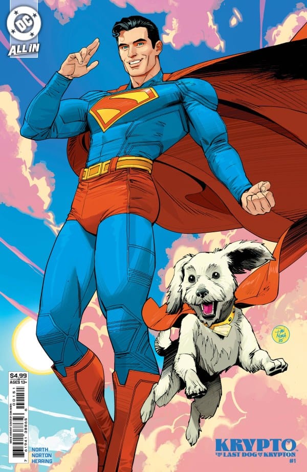 DC Comics Comic Books KRYPTO THE LAST DOG OF KRYPTON #1 (OF 5) CVR C DAN MORA SUPERMAN MOVIE CARD STOCK VAR 76194138865600151 0425DC162
