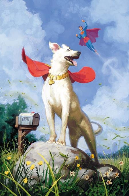 DC Comics Comic Books KRYPTO THE LAST DOG OF KRYPTON #5 (OF 5) CVR B DAVID TALASKI CARD STOCK VAR 76194138865600521 0825DC0149