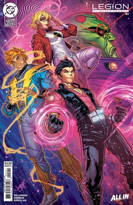DC Comics Comic Books LEGION OF SUPER-HEROES #2 CVR B JONBOY MEYERS CARD STOCK VAR (Release Date: 10/14/2026) 76194139822800221 0826DC0002