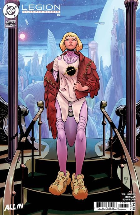 DC Comics Comic Books LEGION OF SUPER-HEROES #2 CVR E HAYDEN SHERMAN CARD STOCK VAR (Release Date: 10/14/2026) 76194139822800251 0826DC0005