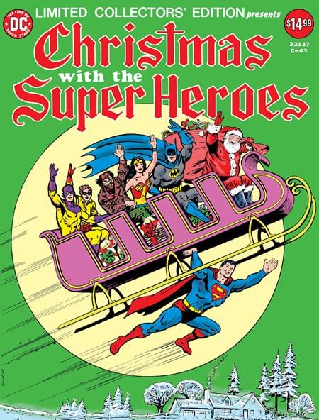 DC Comics Comic Books LIMITED COLLECTORS EDITION #43 CHRISTMAS WITH THE SUPER-HEROES FACSIMILE EDITION CVR B CURT SWAN FOIL VAR 76194138728400121 1025DC0190