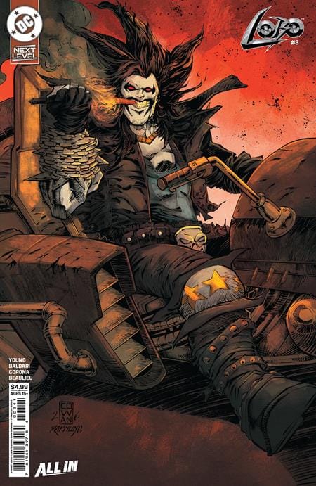DC Comics Comic Books LOBO #3 CVR D DENYS COWAN CARD STOCK VAR 76194139718400341 0326DC0060