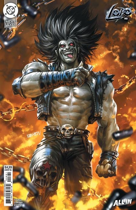 DC Comics Comic Books LOBO #8 CVR B DERRICK CHEW CARD STOCK VAR (Release Date: 10/21/2026) 76194139718400821 0826DC0034