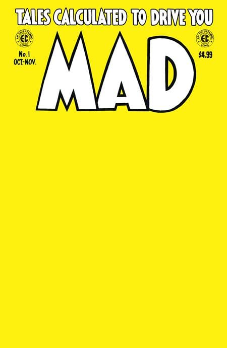 DC Comics Comic Books MAD MAGAZINE #1 FACSIMILE EDITION CVR B BLANK VAR 76194138454200121 0424DC158