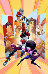 DC Comics Comic Books MULTIVERSUS COLLISION DETECTION #4 (OF 5) CVR B RYAN BENJAMIN CARD STOCK VAR 76194138016200421 0824DC191