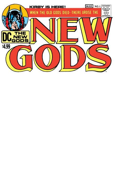 DC Comics Comic Books NEW GODS #1 FACSIMILE EDITION CVR C BLANK CARD STOCK VAR 76194139532600121 1125DC0199