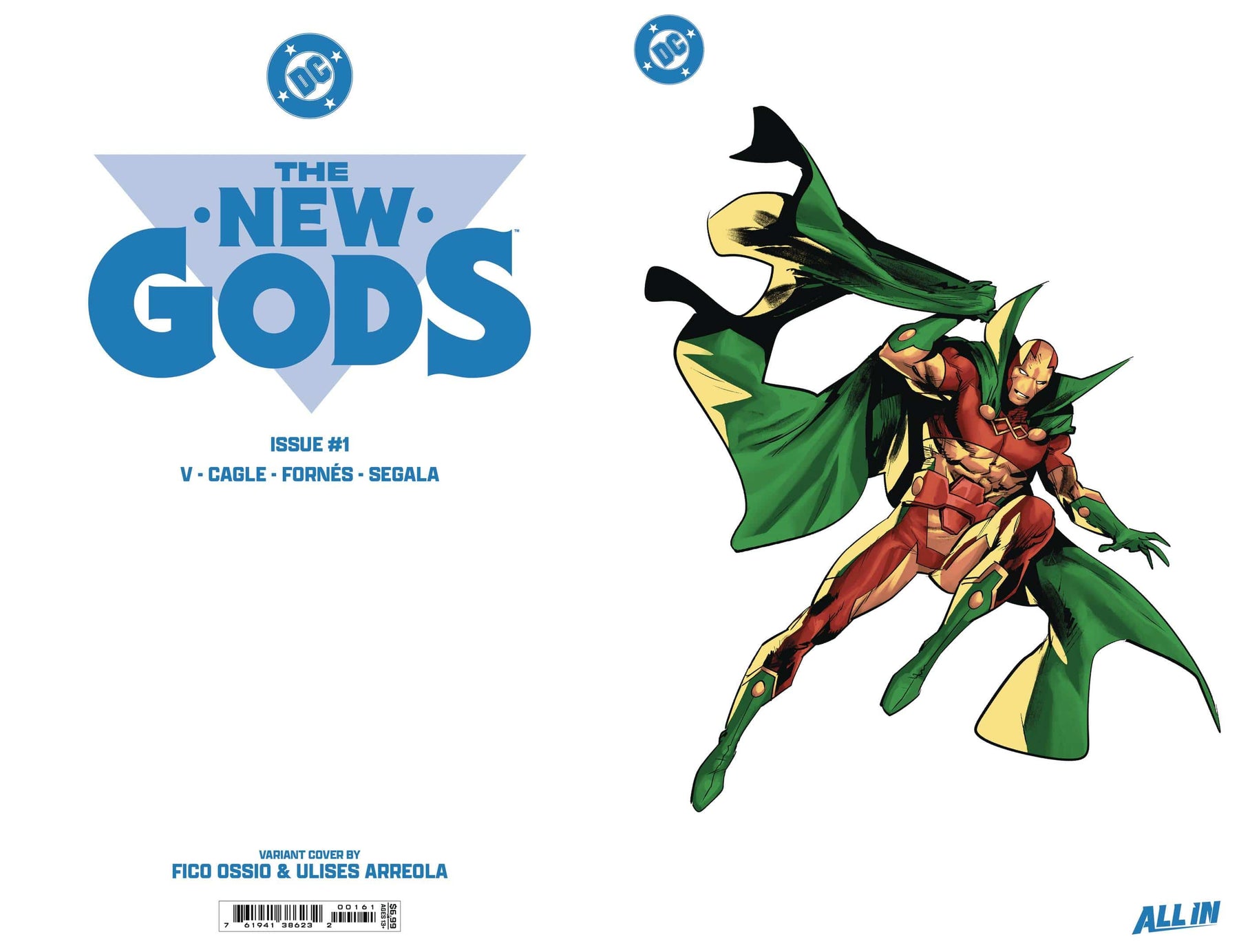 NEW GODS #1 (OF 12) CVR F OSSIO ALL IN FOIL VAR