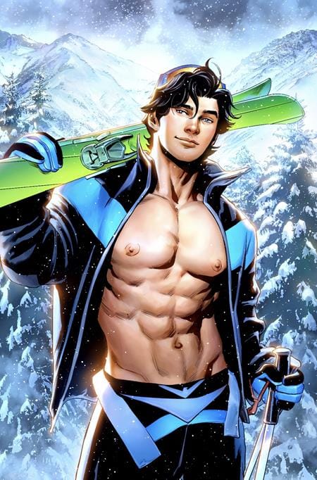 DC Comics Comic Books NIGHTWING #134 CVR E TRAVIS MOORE SWEATER WEATHER CARD STOCK VAR 76194134174313441 1125DC0084