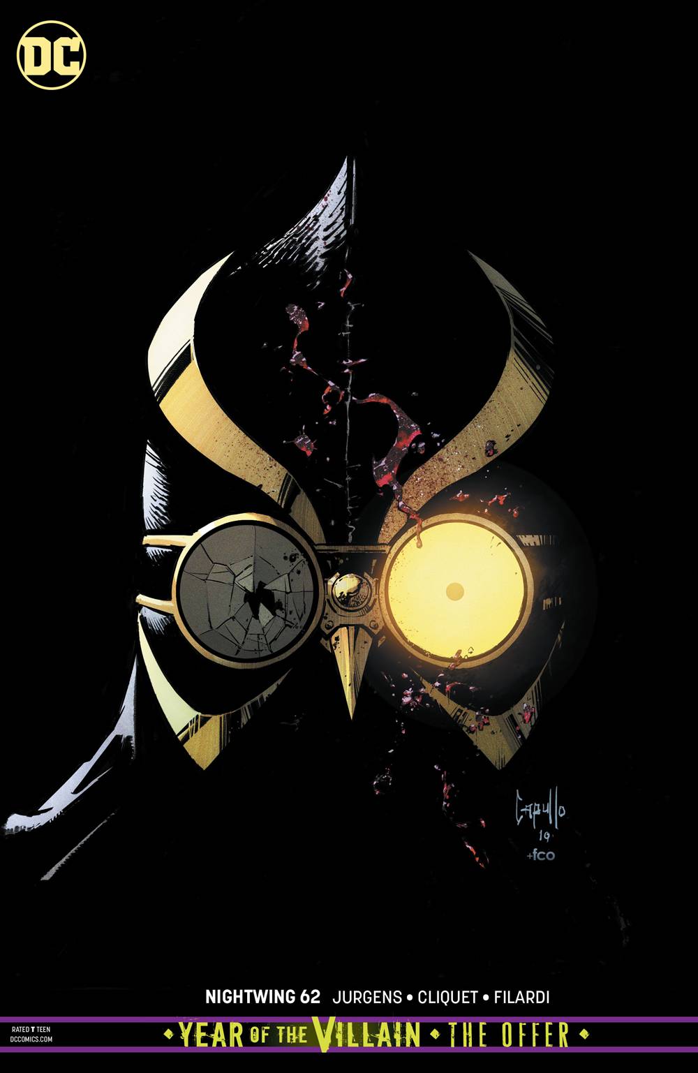 DC Comics Comic Books NIGHTWING #62 CARD STOCK VAR ED YOTV THE OFFER 76194134174306221