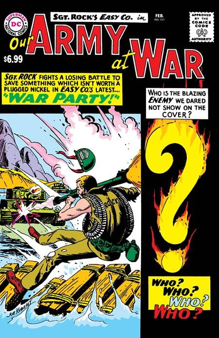 DC Comics Comic Books OUR ARMY AT WAR #151 FACSIMILE EDITION CVR B JOE KUBERT FOIL VAR 76194138704800121 0325DC209
