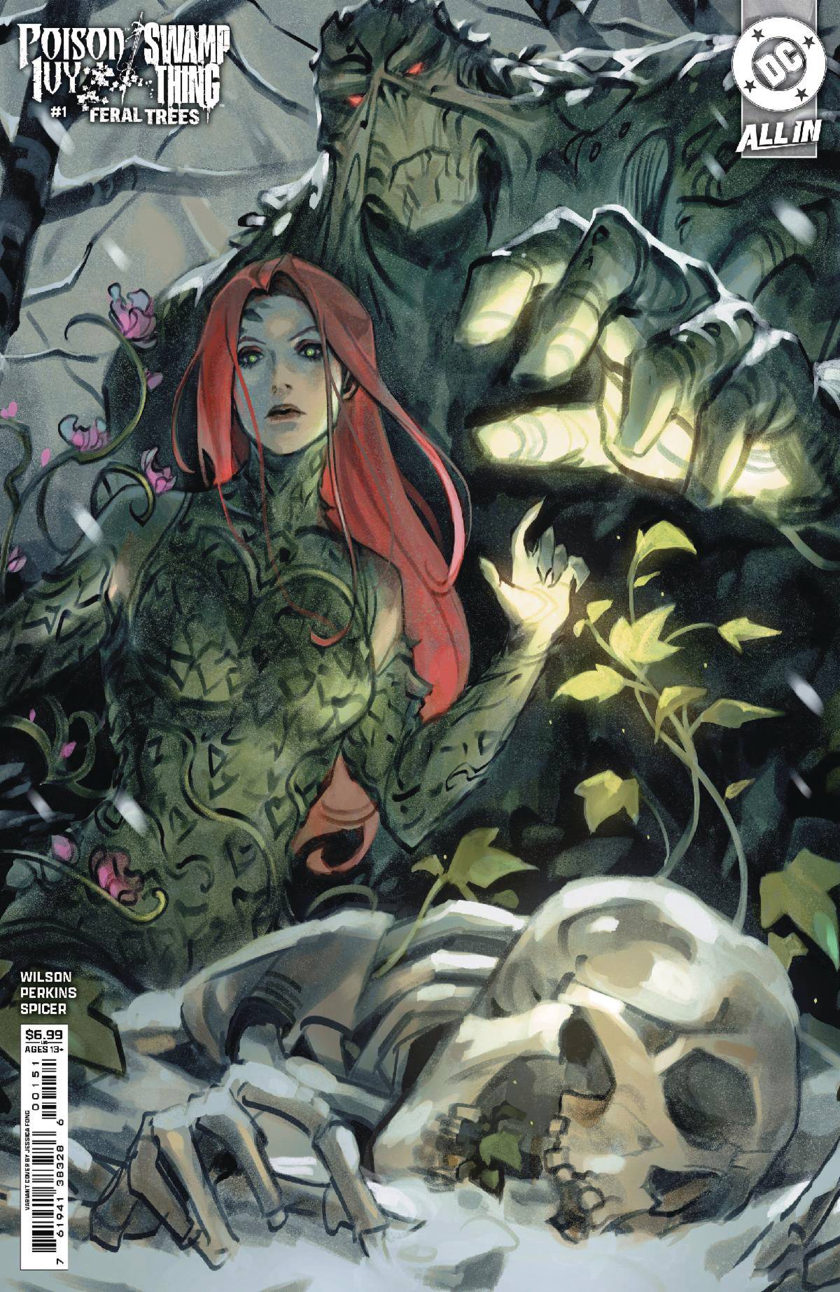 POISON IVY SWAMP THING FERAL TREES #1 OS CVR E FONG CSV