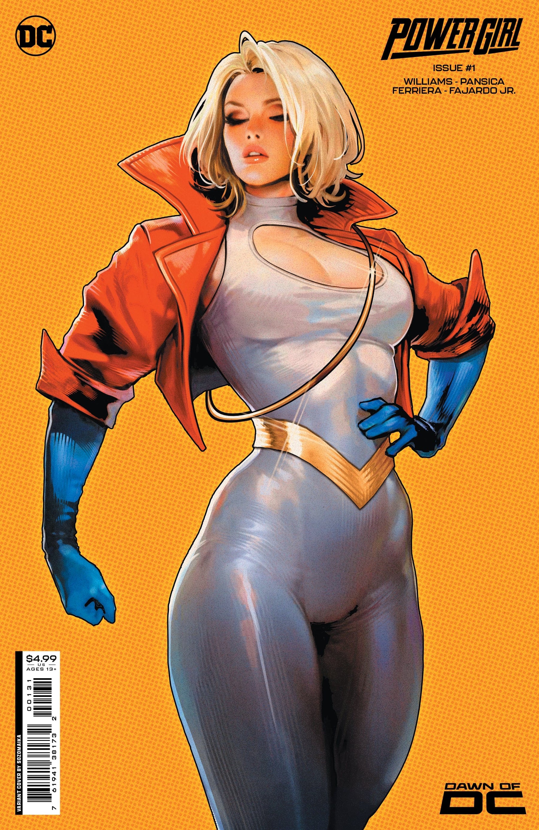 POWER GIRL #1 CVR C SOZOMAIKA CARD STOCK VAR