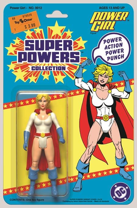DC Comics Comic Books POWER GIRL #12 CVR D JASON GEYER & ALEX SAVIUK DC SUPER POWERS CARD STOCK VAR 76194138173201261 0624DC147