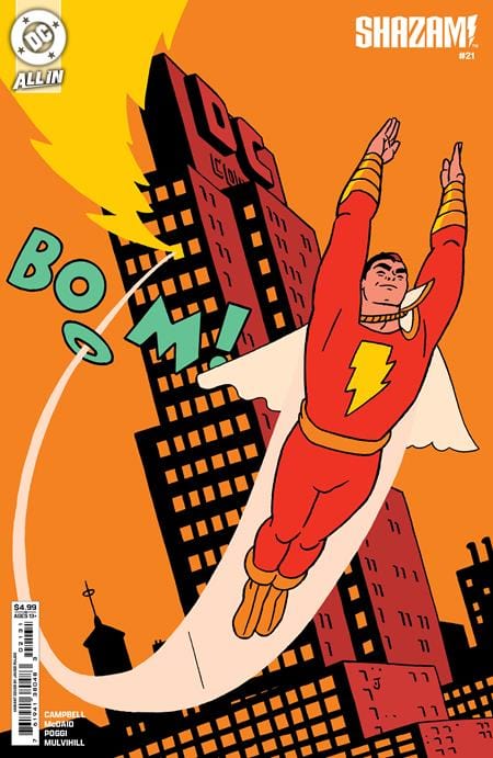 DC Comics Comic Books SHAZAM #21 CVR C JAVIER PULIDO CARD STOCK VAR 76194138048302131 0125DC195
