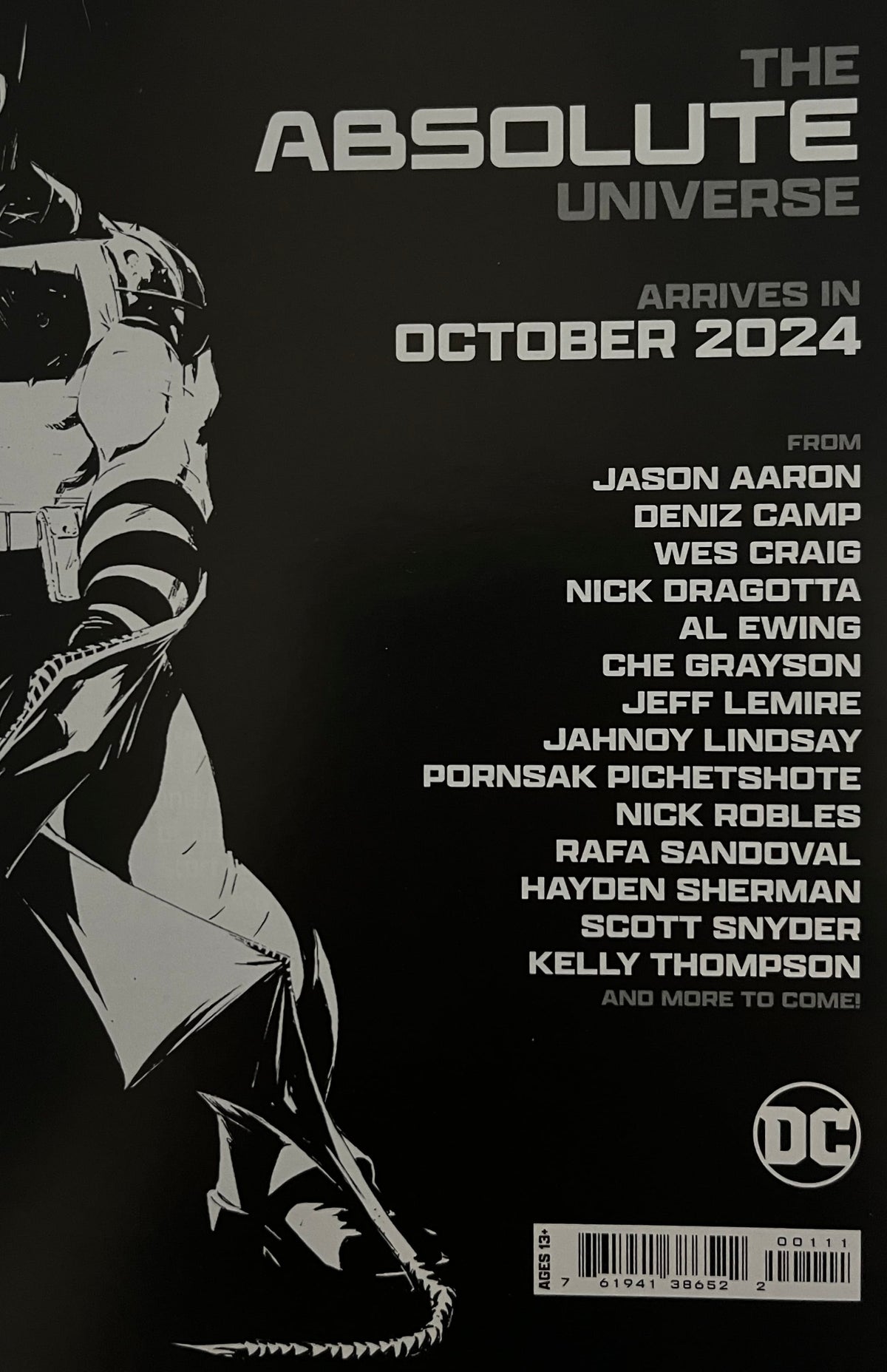 DC Comics Comic Books > Signed ABSOLUTE BATMAN #1 SDCC 2024 EXCLUSIVE ASHCAN [SIGNED BY NICK DRAGOTTA & SCOTT SNYDER] TE-ABSBAT-ASHCAN-SIGNED-NOV26