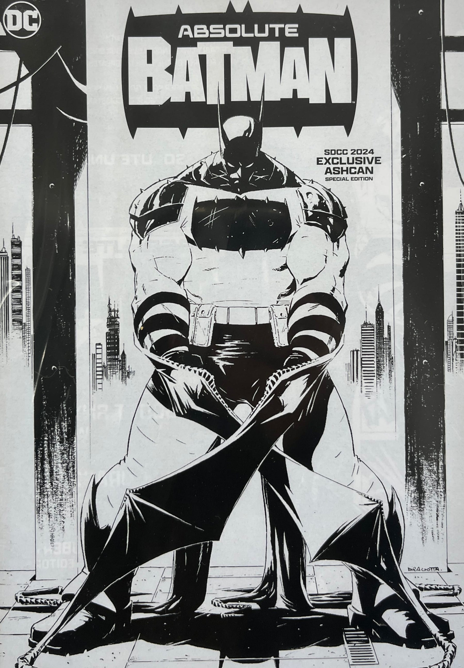 ABSOLUTE BATMAN #1 SDCC 2024 EXCLUSIVE ASHCAN [SIGNED BY NICK DRAGOTTA & SCOTT SNYDER]