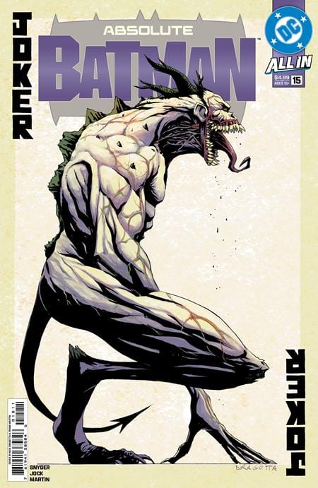 DC Comics Comic Books > Signed ABSOLUTE BATMAN #15 CVR A NICK DRAGOTTA [SIGNED BY NICK DRAGOTTA & SCOTT SNYDER] TE-1025DC0050-SIGNED-NOV26