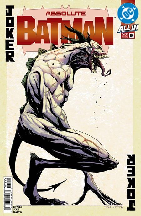 DC Comics Comic Books > Signed ABSOLUTE BATMAN #15 Second Printing Cvr A Nick Dragotta [SIGNED BY NICK DRAGOTTA & SCOTT SNYDER] TE-1225DC8030-SIGNED-NOV26