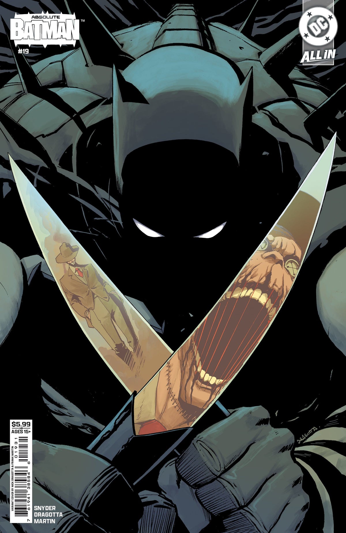DC Comics Comic Books > Signed ABSOLUTE BATMAN #19 CVR C NICK DRAGOTTA CARD STOCK VAR [SIGNED BY NICK DRAGOTTA] 43625468 TE-0226DC0034-SIGNED