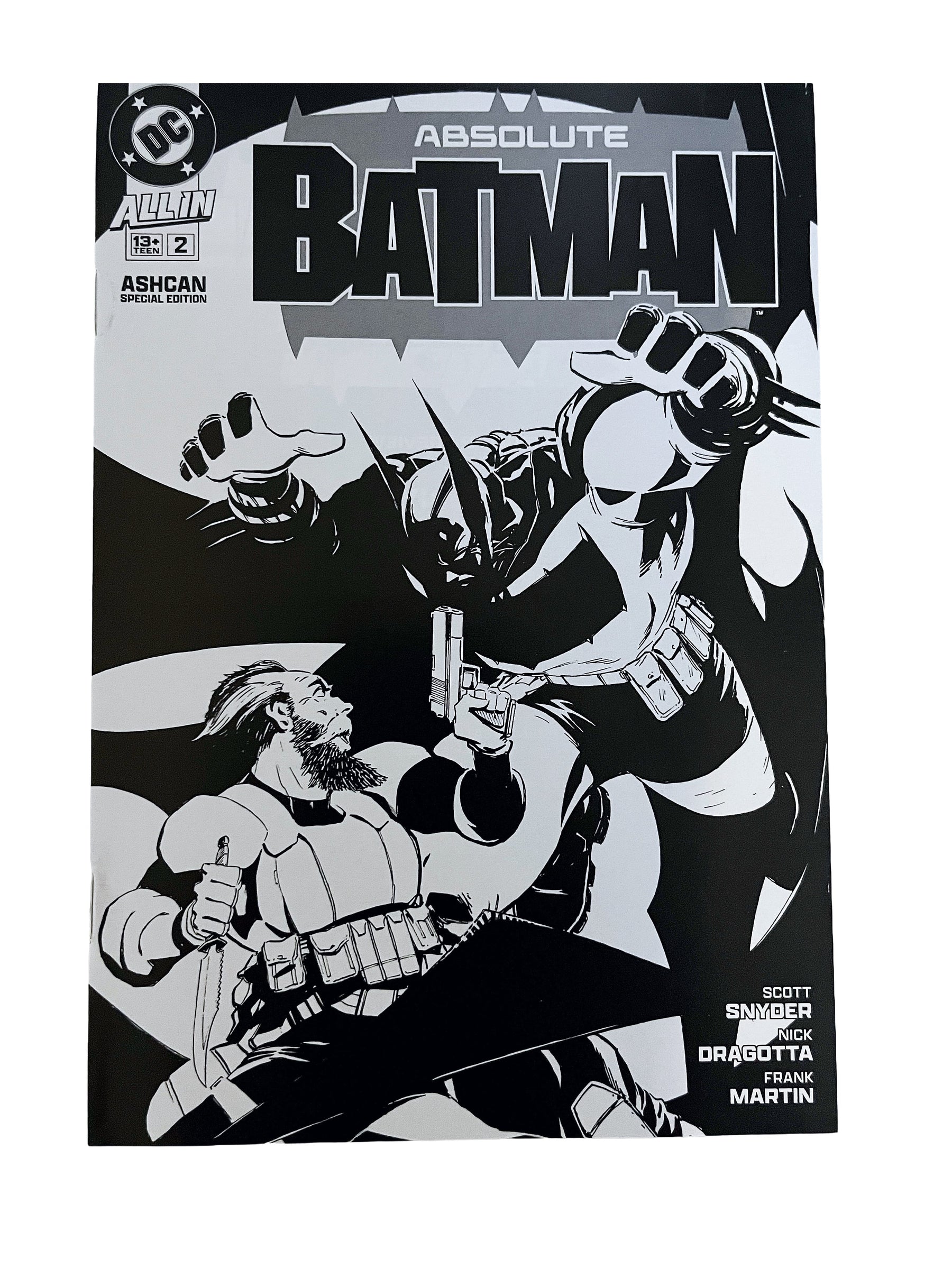 ABSOLUTE BATMAN #2 ASHCAN [SIGNED BY NICK DRAGOTTA & SCOTT SNYDER]