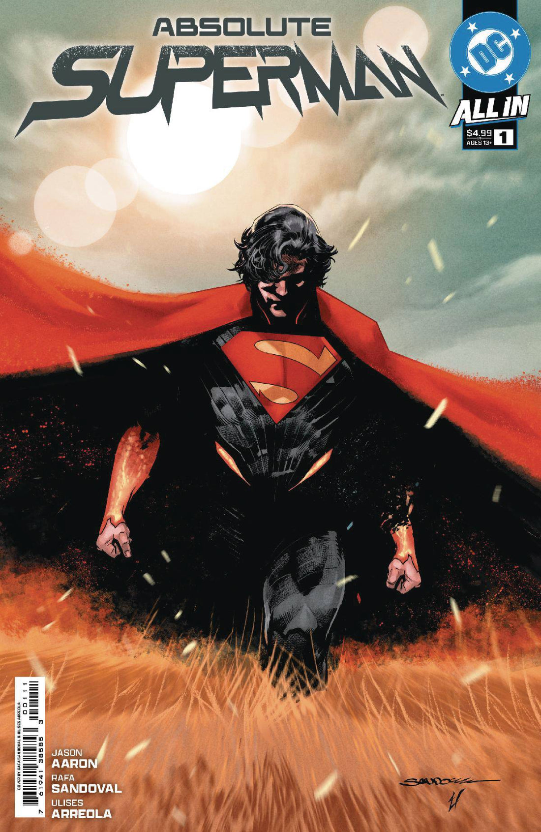 DC Comics ABSOLUTE SUPERMAN #1 CVR A RAFA SANDOVAL [SIGNED BY JASON AARON]
