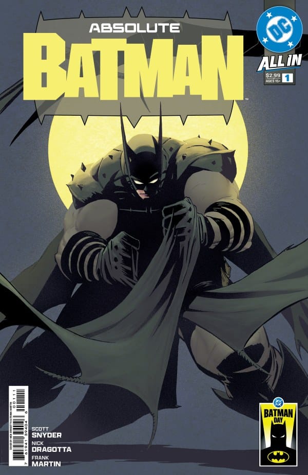 DC Comics Comic Books > Signed BATMAN DAY 2025 - ABSOLUTE BATMAN #1 CVR A NICK DRAGOTTA [SIGNED BY NICK DRAGOTTA & SCOTT SNYDER] TE-0825DC0124-SIGNED-NOV26