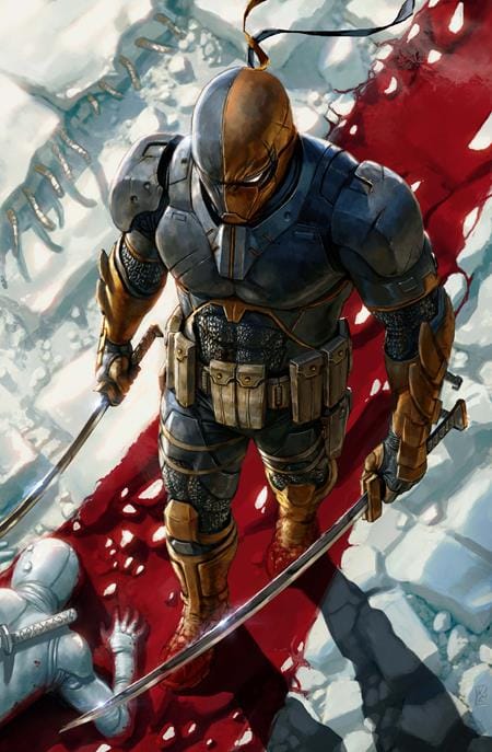 DC Comics Comic Books > Signed DEATHSTROKE THE TERMINATOR #1 CVR C KYUYONG EOM CARD STOCK VAR [SIGNED BY TONY FLEECS] TE-0126DC0036-SIGNED