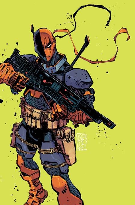 DC Comics Comic Books > Signed DEATHSTROKE THE TERMINATOR #1 CVR D JORGE CORONA NEXT LEVEL CARD STOCK VAR [SIGNED BY TONY FLEECS] TE-0126DC0037-SIGNED