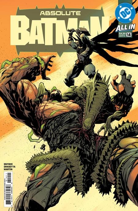 FIRST PRINTING - ABSOLUTE BATMAN #14 CVR A NICK DRAGOTTA [SIGNED BY NICK DRAGOTTA & SCOTT SNYDER]
