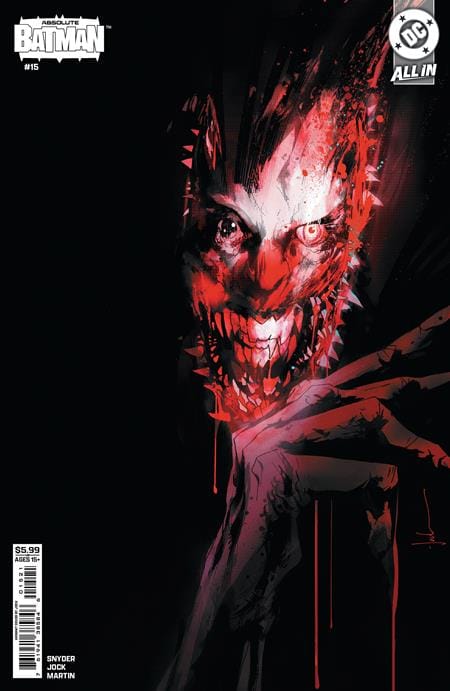 FIRST PRINTING - ABSOLUTE BATMAN #15 CVR B JOCK CARD STOCK VAR [SIGNED BY SCOTT SNYDER]