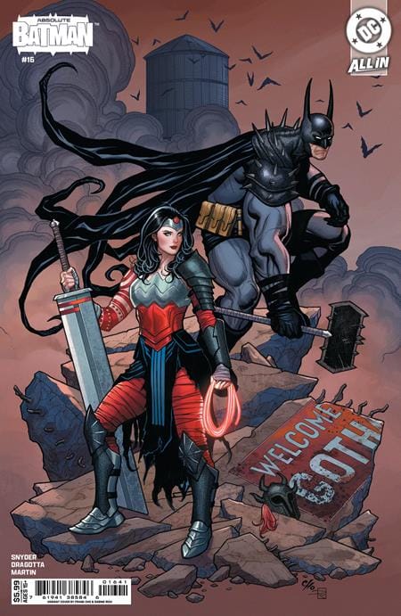FIRST PRINTING - ABSOLUTE BATMAN #16 CVR D FRANK CHO CARD STOCK VAR [SIGNED BY NICK DRAGOTTA & SCOTT SNYDER]