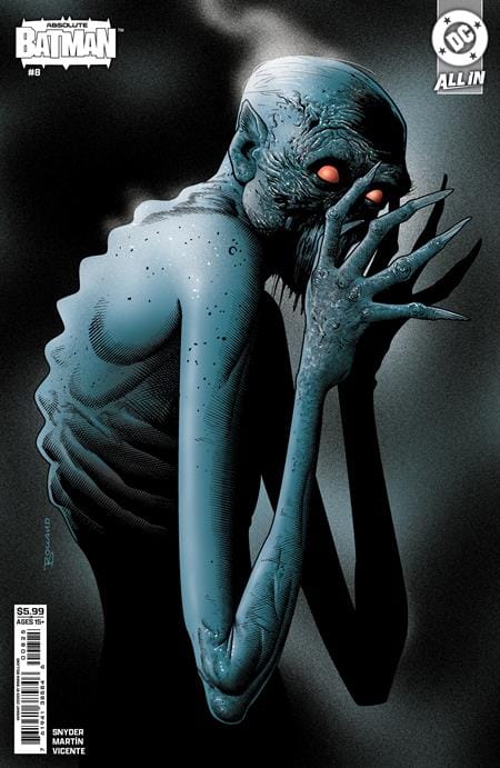 FIRST PRINTING - ABSOLUTE BATMAN #8 CVR F BRIAN BOLLAND CARD STOCK VAR [SIGNED BY SCOTT SNYDER]