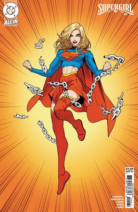 DC Comics Comic Books SUPERGIRL #5 CVR F DAN MORA CORNER BOX CARD STOCK VAR 76194138684300571 0725DC1548