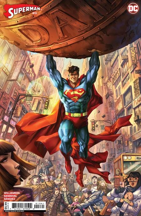 DC Comics Comic Books SUPERMAN #13 CVR D ALAN QUAH CARD STOCK VAR (HOUSE OF BRAINIAC) 76194137950001361 0224DC084