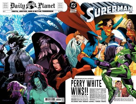 DC Comics Comic Books SUPERMAN #25 CVR H DAN MORA FOIL VAR 76194137950002591 0225DC016