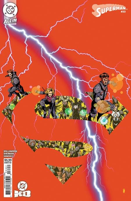 DC Comics Comic Books SUPERMAN #33 CVR E JORGE FORNES CARD STOCK VAR (DC K.O.) 76194137950003351 1025DC0034