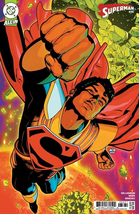 DC Comics Comic Books SUPERMAN #36 CVR G ACO REIGN OF THE SUPERBOYS CONNECTING CARD STOCK VAR 76194137950003671 0126DC0187
