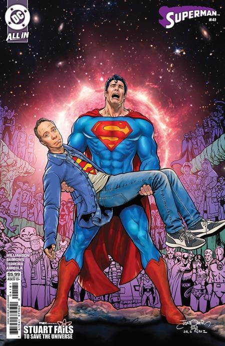 SUPERMAN #41 CVR F JASON BADOWER STUART FAILS TO SAVE THE UNIVERSE CARD STOCK VAR (KINGDOM OF ZOD)