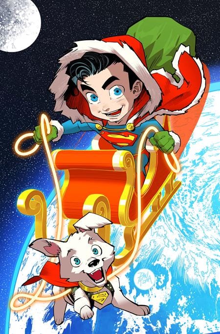 SUPERMAN #45 CVR F DAN MORA HOLIDAY CARD STOCK VAR (Release Date: 12/23/2026)