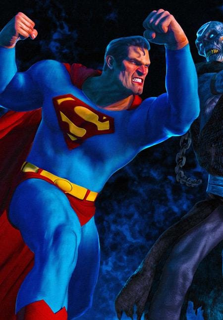 SUPERMAN #46 CVR D MARK SPEARS LEFT CONNECTING CARD STOCK VAR (Release Date: 01/27/2027)