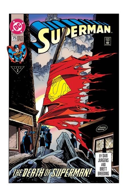 DC Comics Comic Books SUPERMAN #75 FACSIMILE EDITION CVR A DAN JURGENS 76194139520300111 1125DC0191