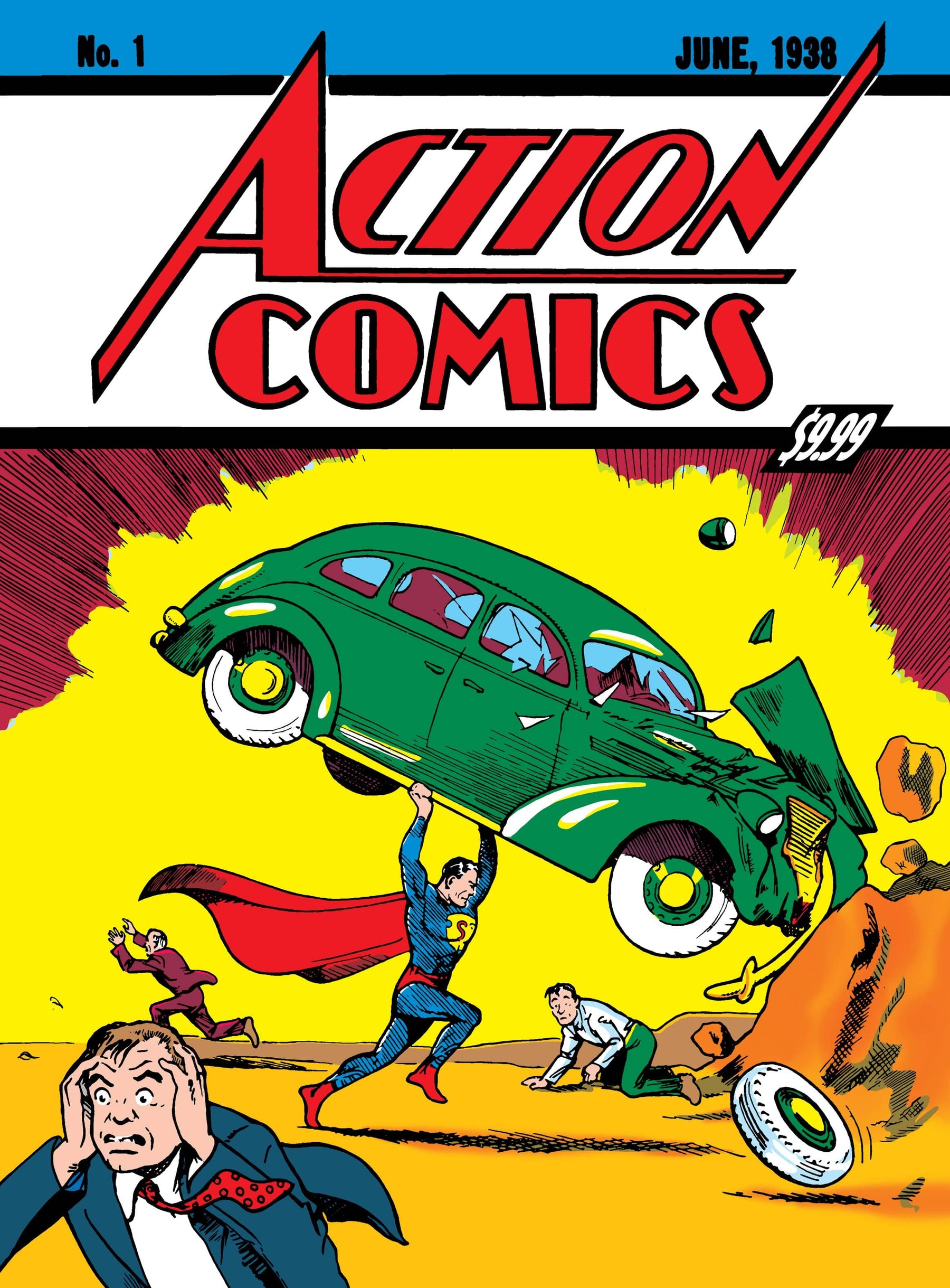 SUPERMAN DAY 2025 - ACTION COMICS #1 GOLDEN AGE SIZED FACSIMILE EDITION CVR A JOE SHUSTER
