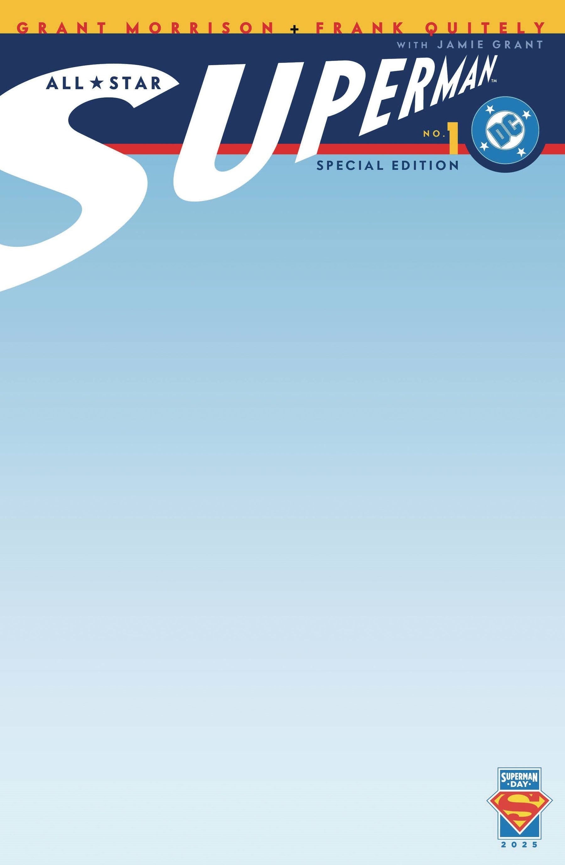SUPERMAN DAY 2025 ALL-STAR SUPERMAN #1 BLANK VAR