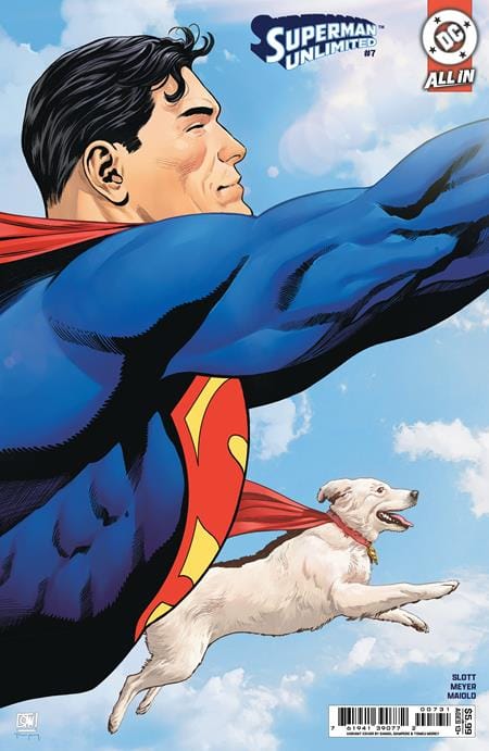 DC Comics Comic Books SUPERMAN UNLIMITED #7 CVR C DANIEL SAMPERE CARD STOCK VAR 76194139077200731 0925DC0145