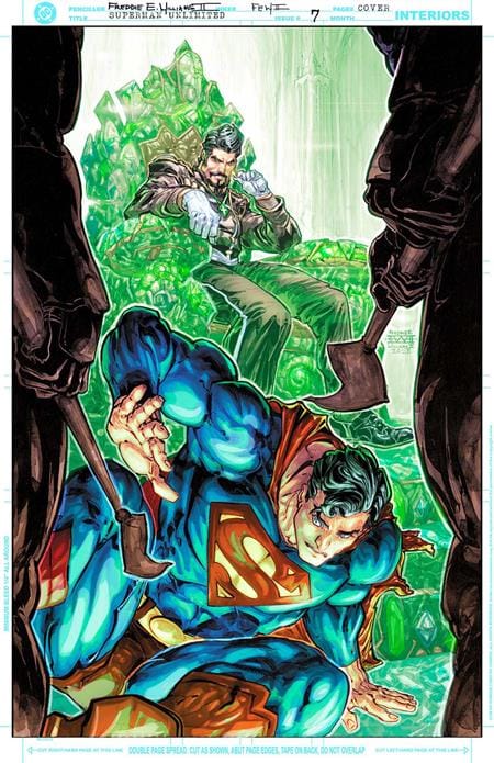 DC Comics Comic Books SUPERMAN UNLIMITED #7 CVR D FREDDIE E WILLIAMS II CARD STOCK VAR 76194139077200741 0925DC0146