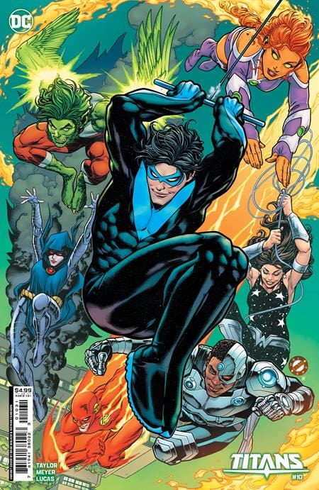 DC Comics Comic Books TITANS #10 CVR B BRADLEY WALKER CARD STOCK VAR 76194138022301031 0224DC116