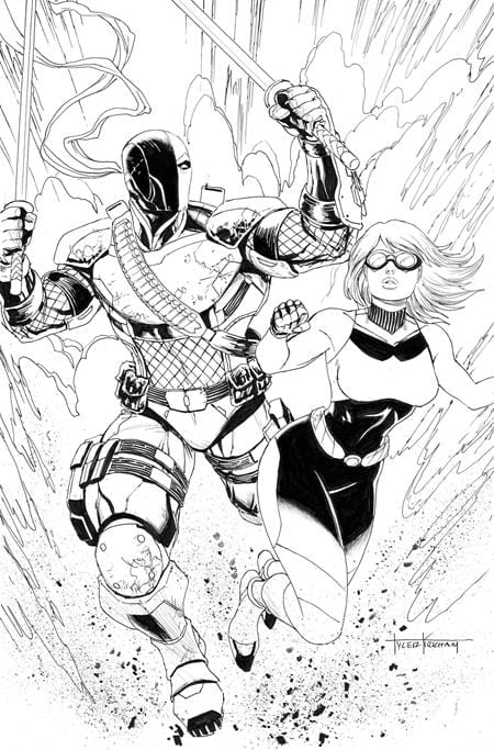 DC Comics Comic Books TITANS #24 CVR C TYLER KIRKHAM CARD STOCK VAR 76194138022302431 0425DC178