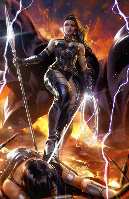 DC Comics Comic Books TITANS #31 CVR C DERRICK CHEW CARD STOCK VAR (DC K.O.) 76194138022303131 1125DC0039